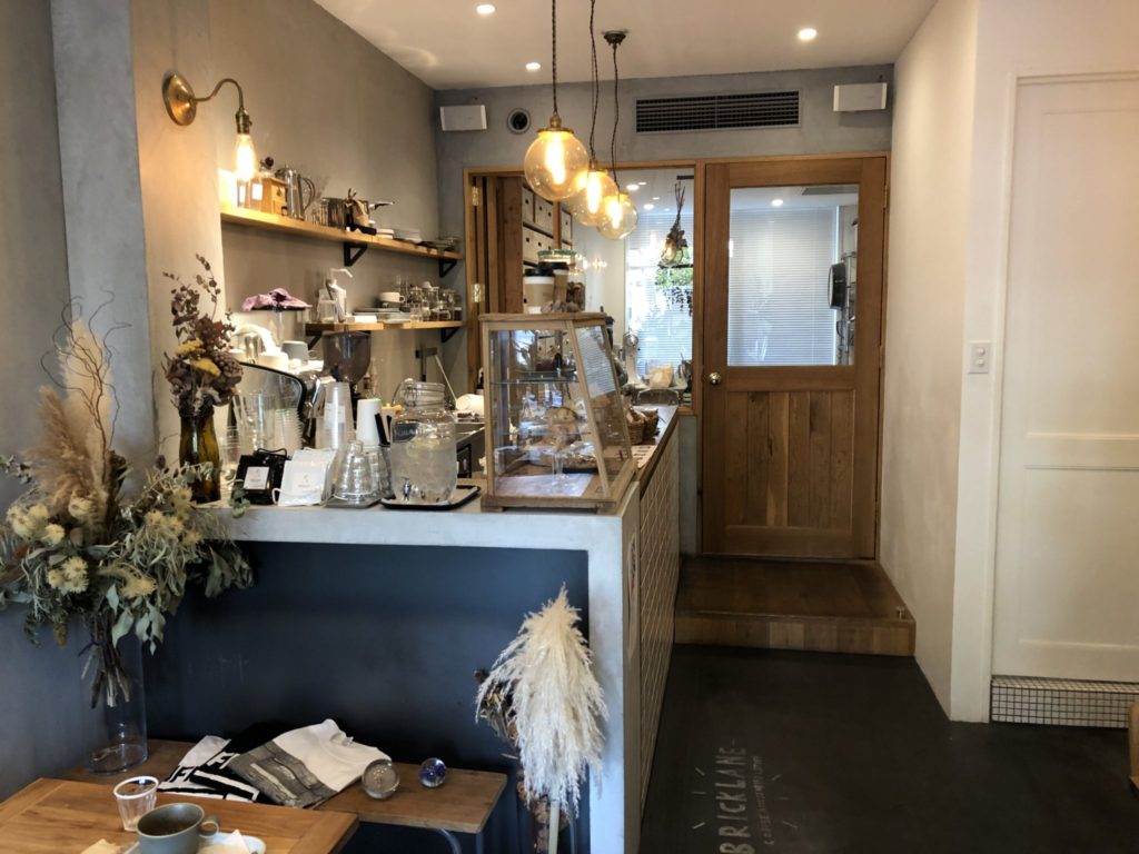 ブリックレーンの店内の様子