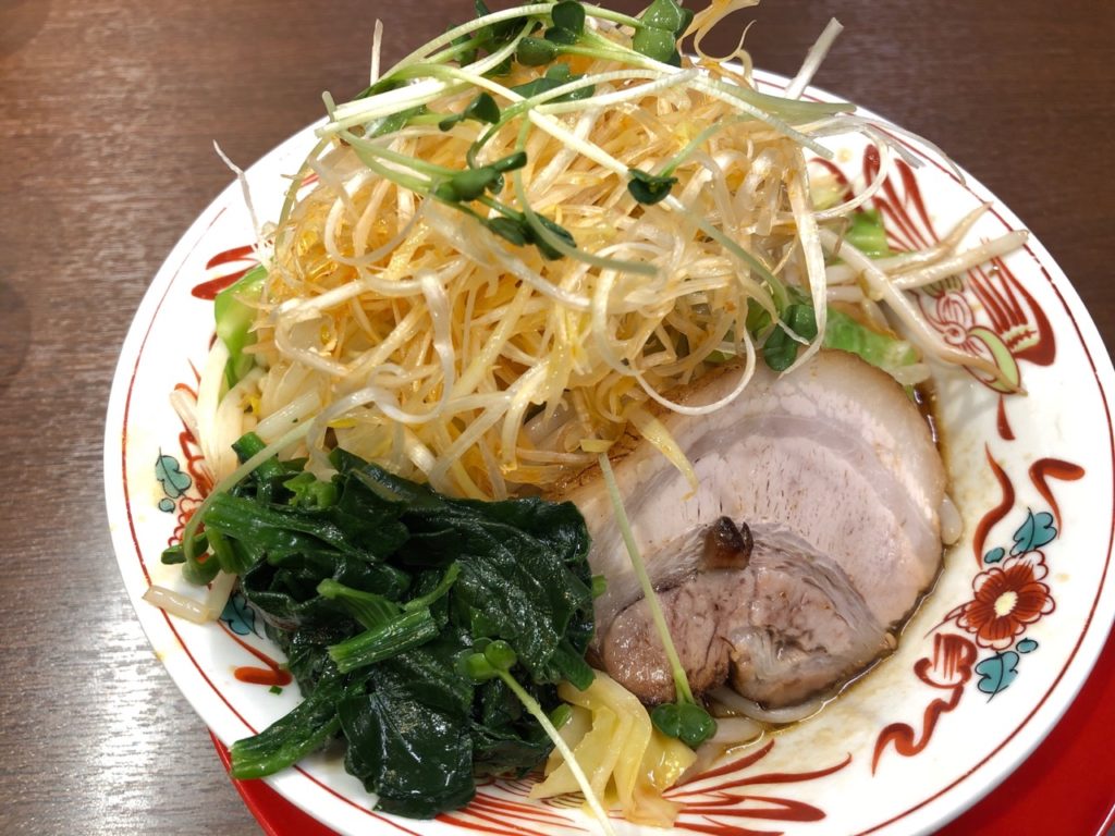 ぶぶかの黒丸草食系油そば