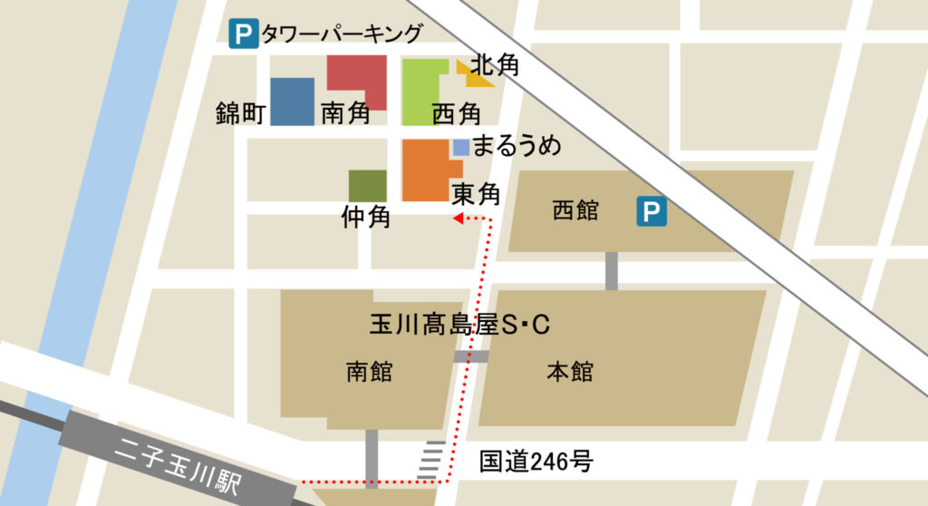 柳小路南角アクセス
