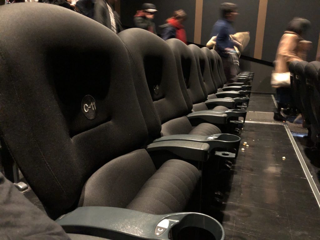 二子玉川映画館の椅子