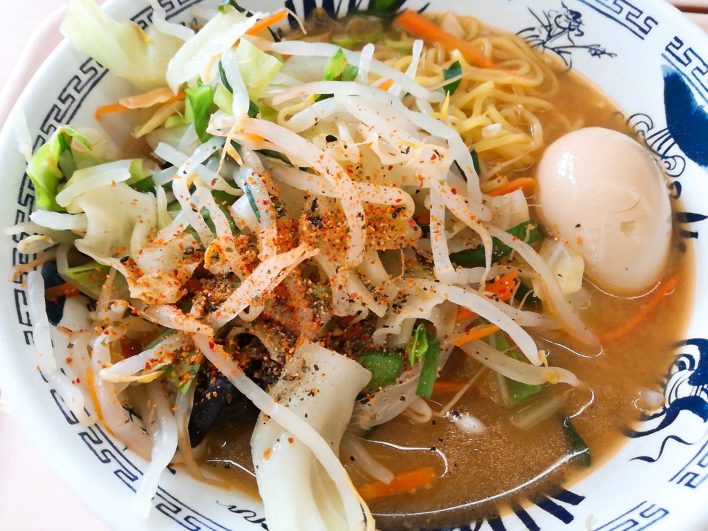 日大文理学部の学食「コスモス」味噌タンメン