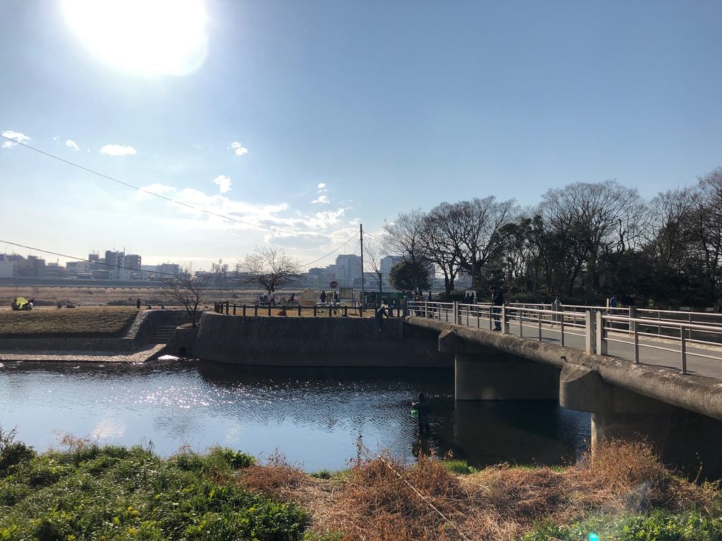 世田谷区兵庫島公園の橋