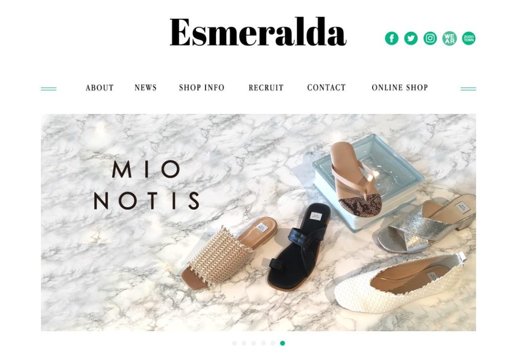 シューズセレクトショップ「エスメラルダ」