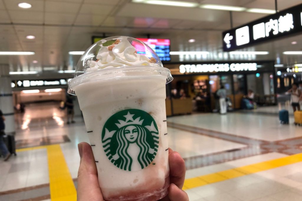 ベイクドアップルピンクフラペチーノの見た目