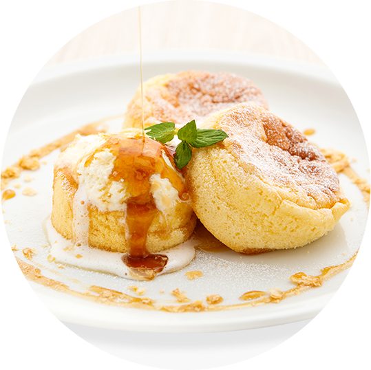 バター自由が丘店 スフレパンケーキ