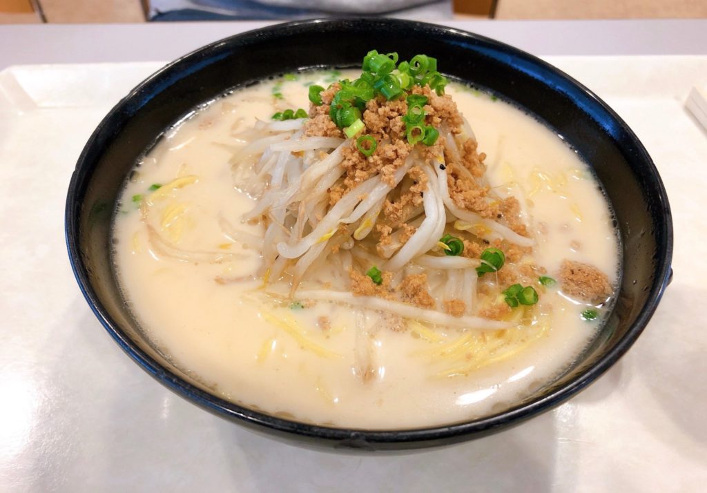 日本体育大学学食のラーメン