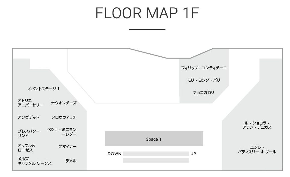 渋谷スクランブルスクエア1Fにモリヨシダの日本1号店の場所