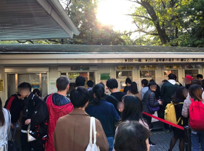 新宿御苑の新宿門の様子