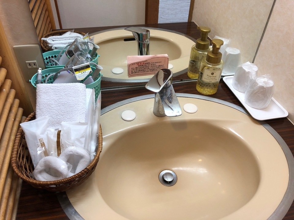 大島温泉ホテルのアメニティ（水回り）