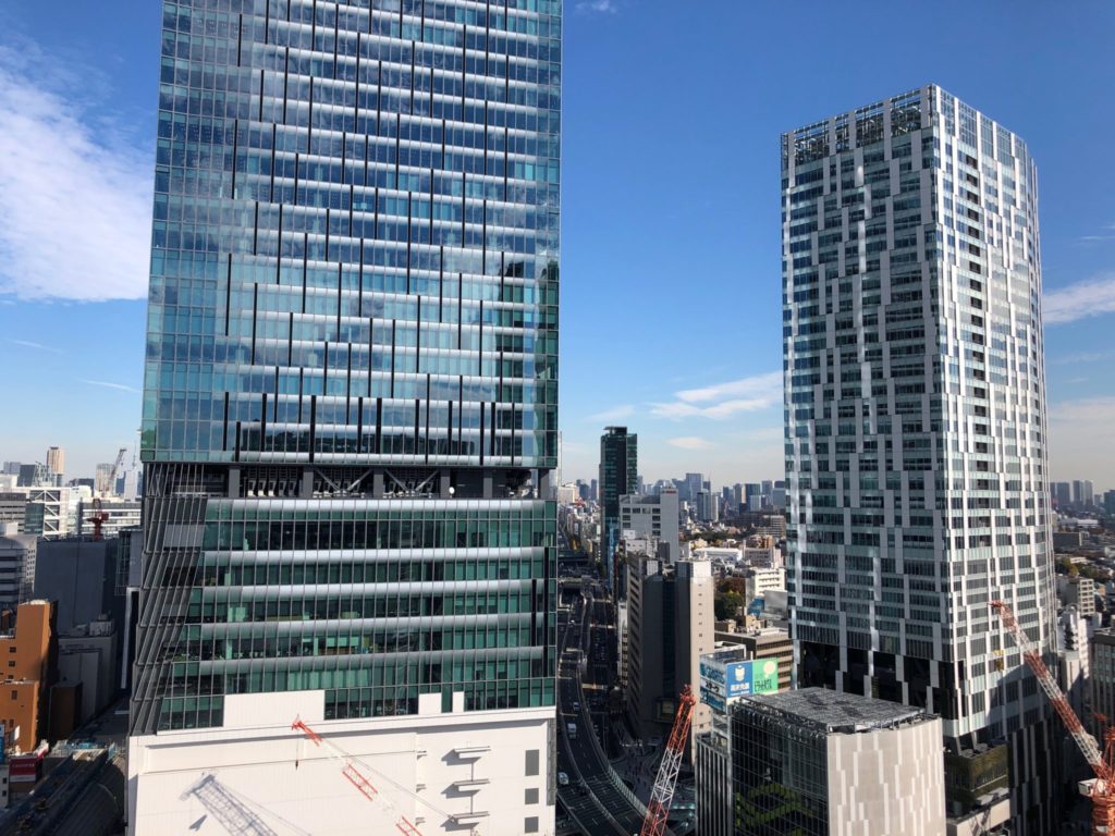 シブニワ（東急プラザ渋谷ルーフトップガーデン）の眺め