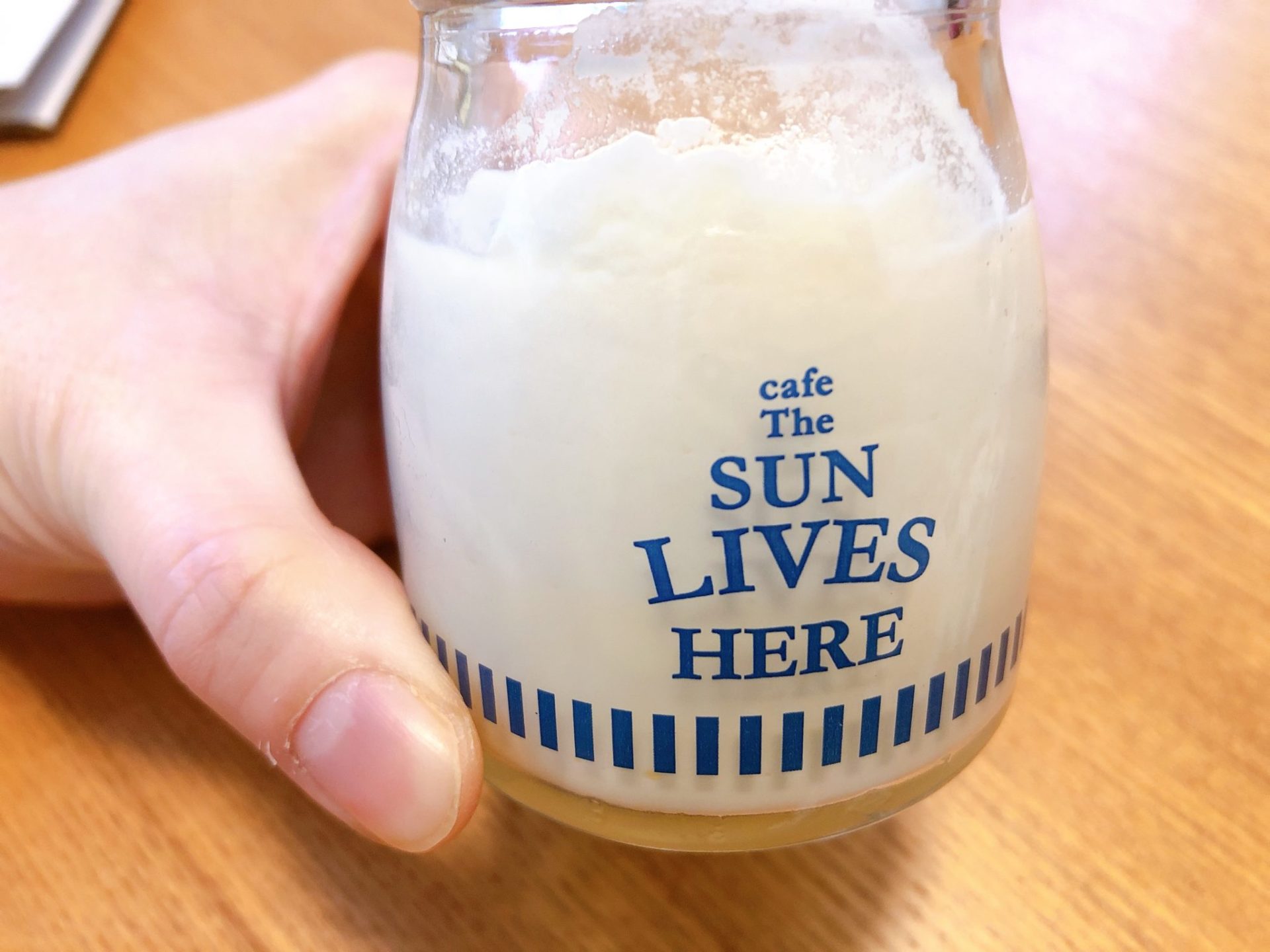ザ サン リブズ ヒアのチルク（CHILK）のガラス瓶は可愛い