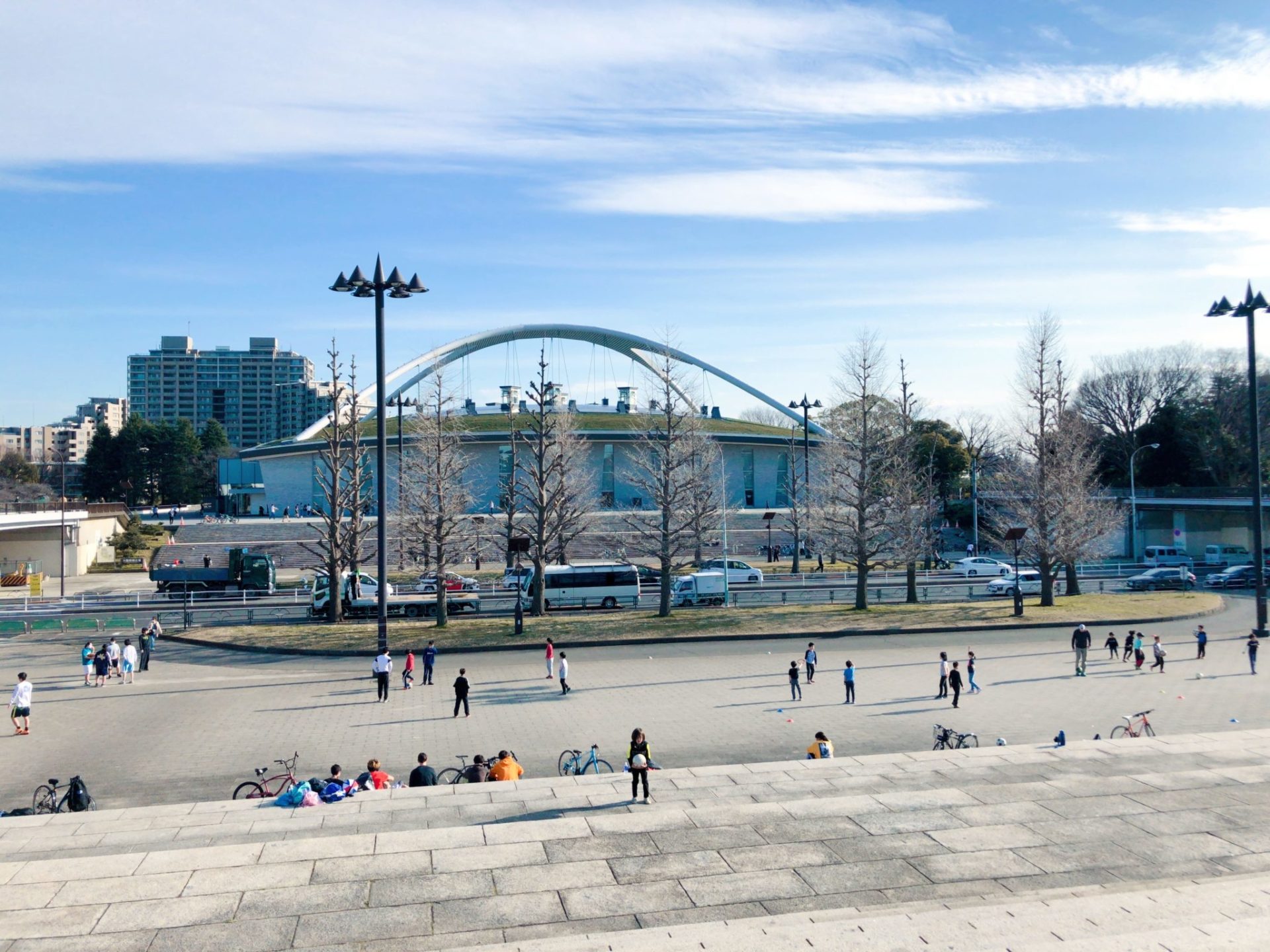 駒沢オリンピック公園の大階段