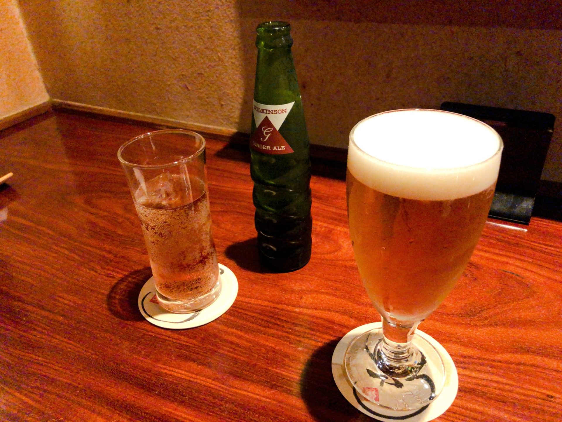 和shoku。の水 の生ビール