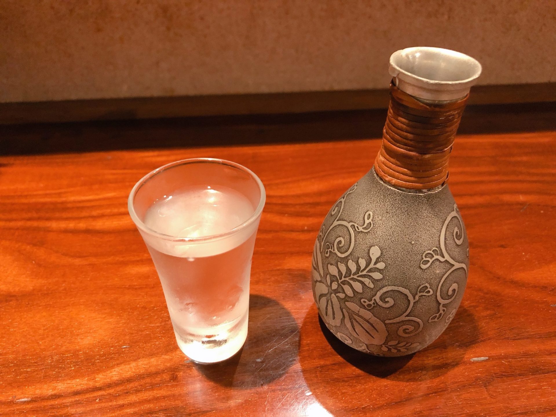 和shoku。の水 の日本酒