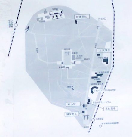 「神宮の杜芸術祝祭」のマップ