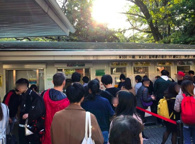 【新宿御苑】お花見は新宿門は混雑する