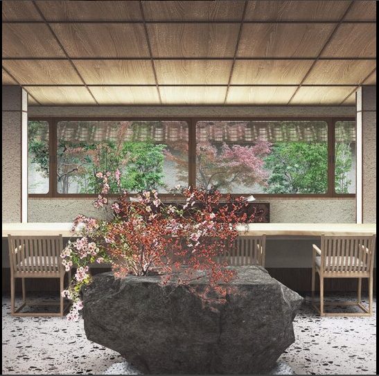 温泉旅館”由縁別邸 代田”の茶寮