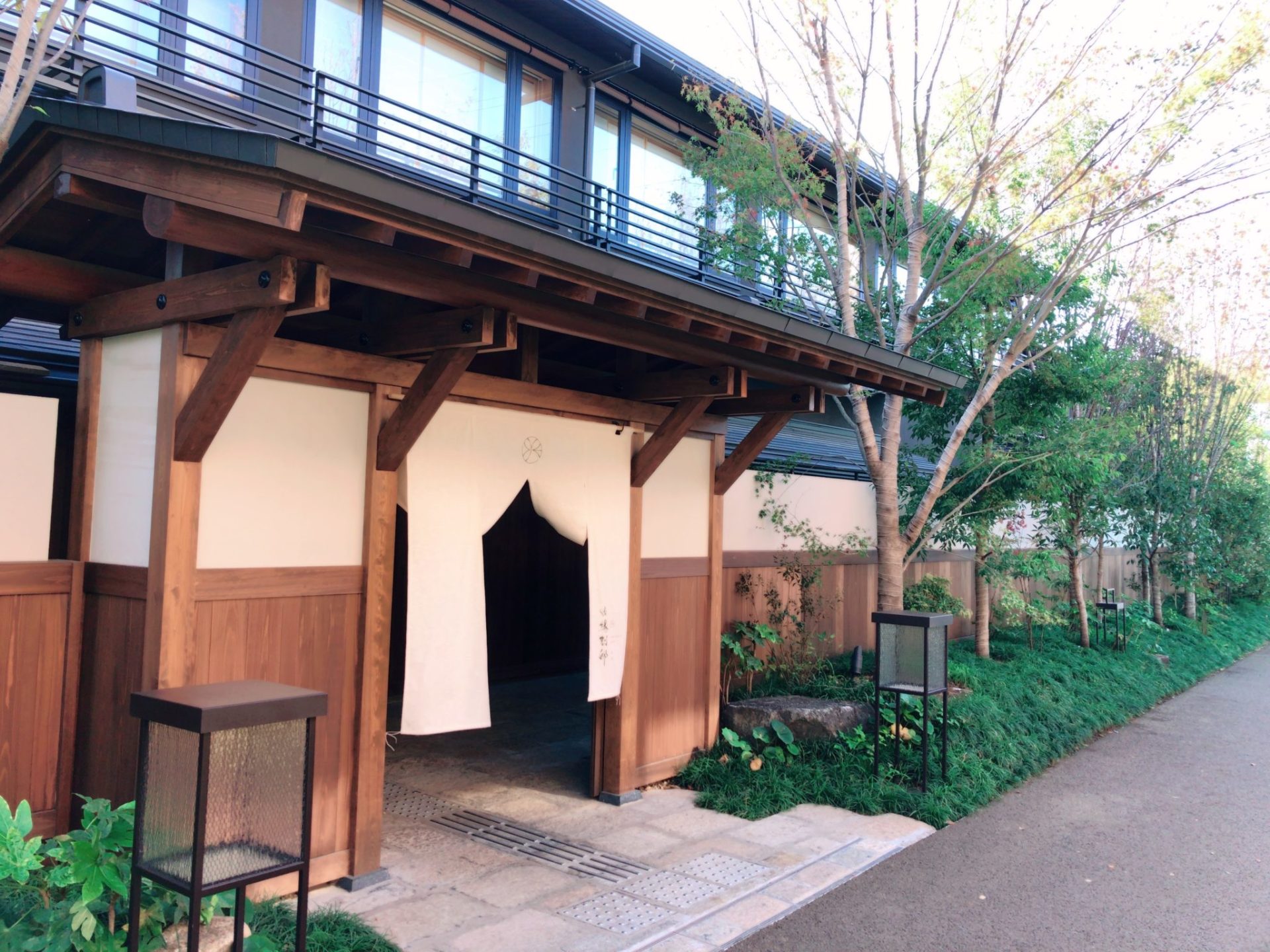 下北沢の温泉旅館”由縁別邸 代田”の外観