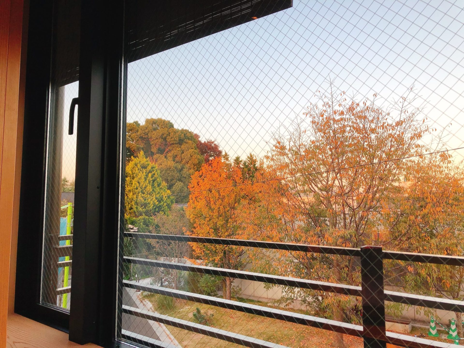 下北沢の温泉旅館”由縁別邸 代田”の部屋からの眺め