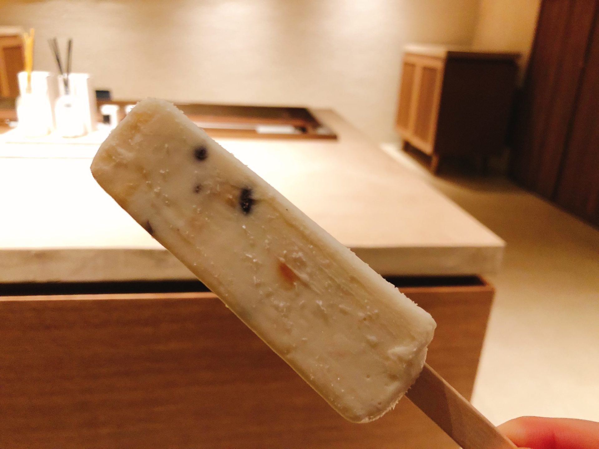 下北沢の温泉旅館”由縁別邸 代田”の無料アイス