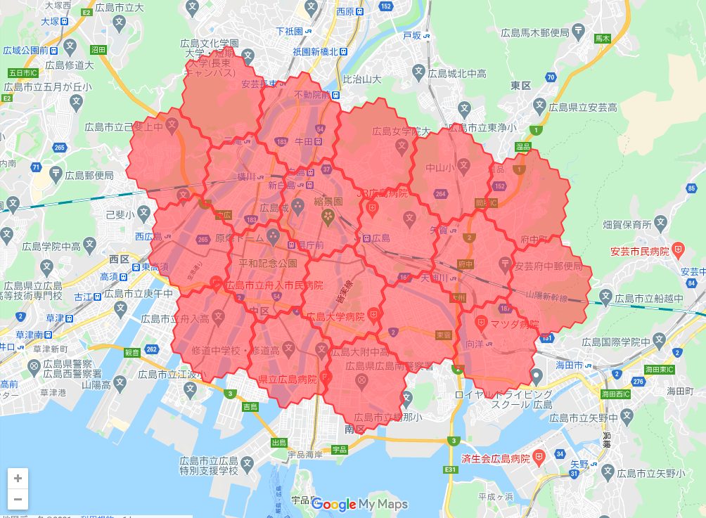 広島】DiDi Food(ディディフード)の配達エリア・配達員募集 世田谷