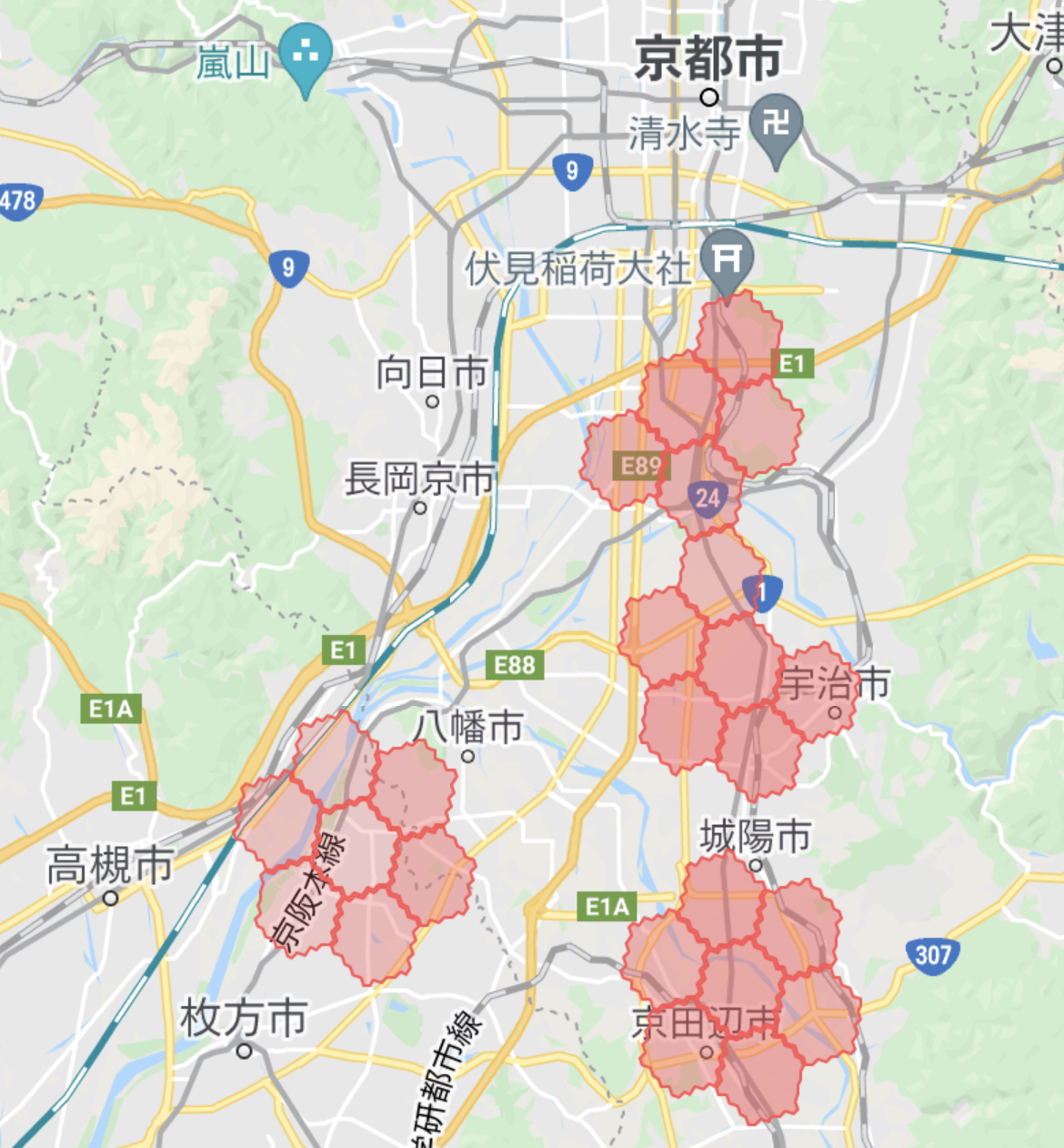京都|menu(メニュー)の配達拡大エリア
