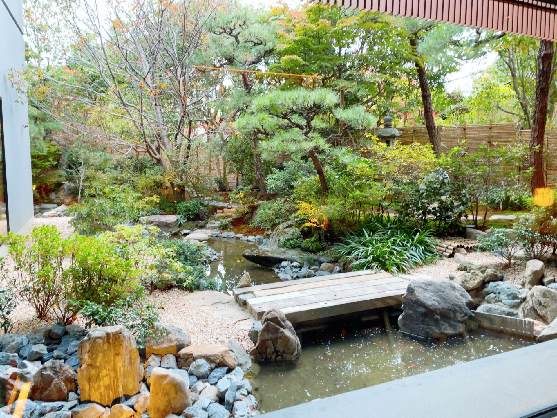 ふふ京都の中庭