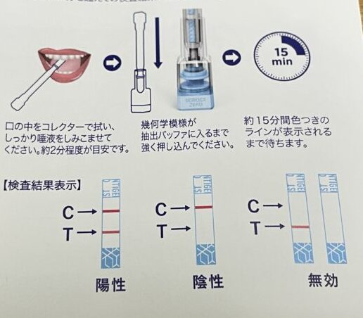 抗原検査キット（東亜産業 新型コロナウィルス抗原検査ペン型デバイス）の使用説明書