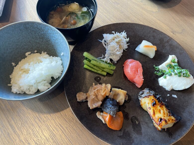ホテルインディゴ軽井沢の朝食　和食メニュー
