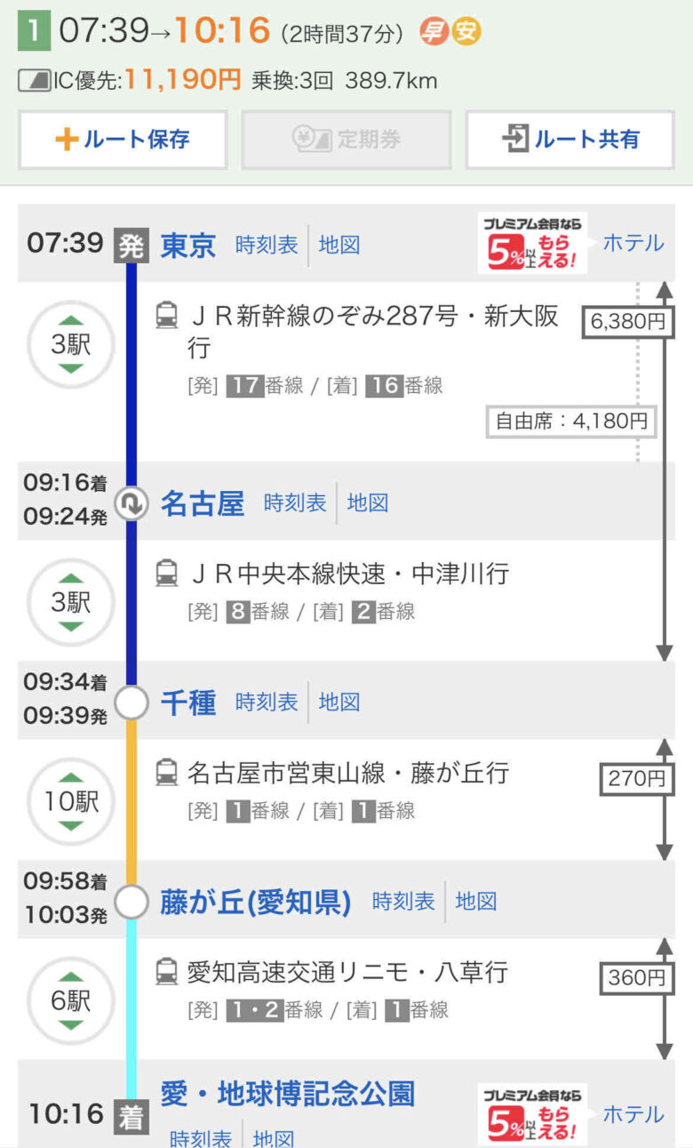 東京から電車でジブリパークに行く所要時間　アクセス