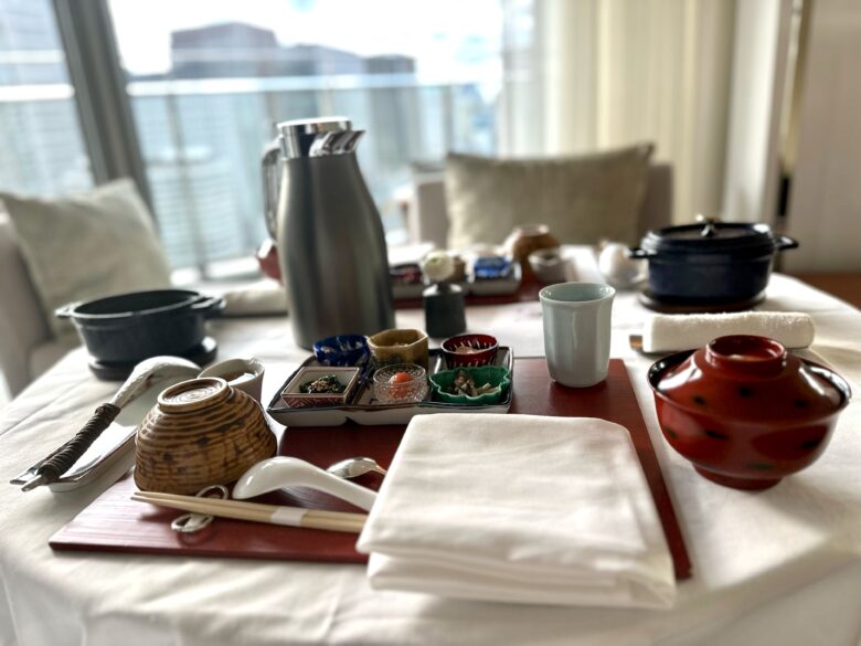 パレスホテル東京ジュースクレンズプランの朝食 オリジナル回復食