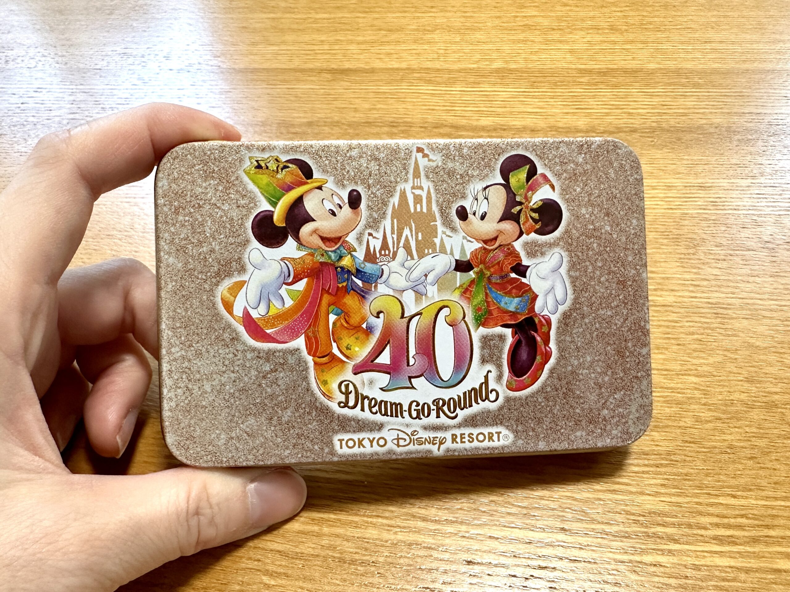 ディズニー40周年　お土産　お菓子　キャンディー缶