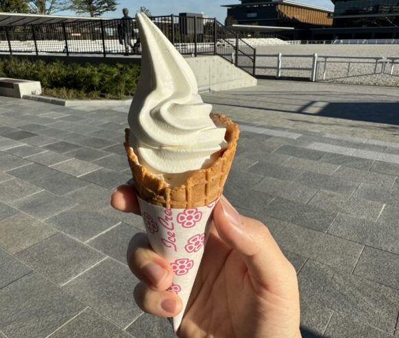 馬事公苑　北海道ソフトクリーム